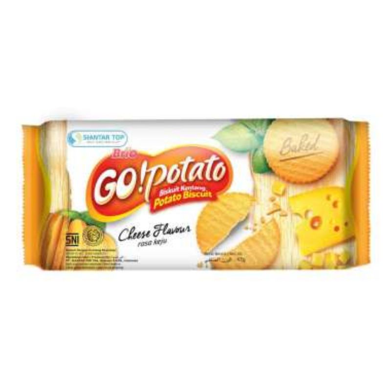 

Brio Go Potato Cheese Flavour Biskuit Kentang Rasa Keju 42g