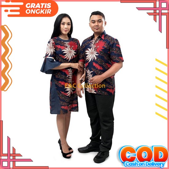 Dress Batik Wanita Modern Kode D 2867 By Evira Batik New Dres Batik Modern Baju Pesta Natal Dress Ko