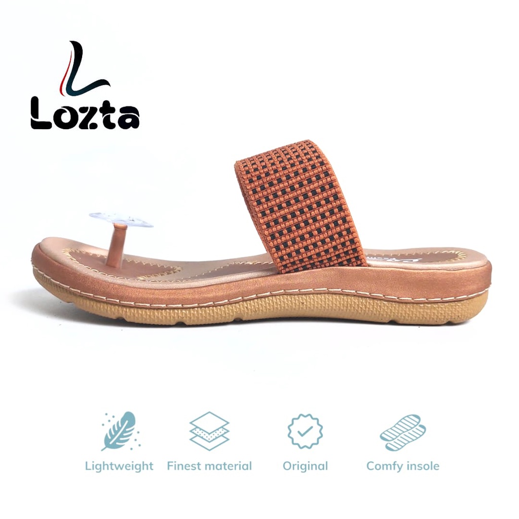 Sendal Wanita Terbaru Lozta TR -  01 Sandal Jepit Kekinian