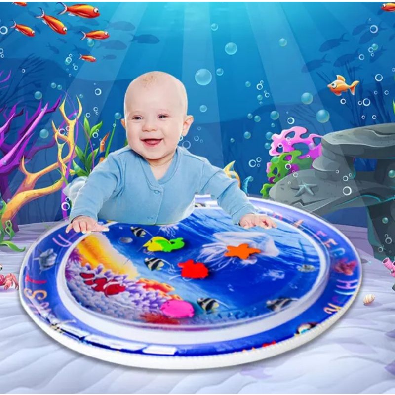 Jual SUPER MURAH!!!Baby Water Playmat ( Round Shape ) / Tummy Time Fun ...