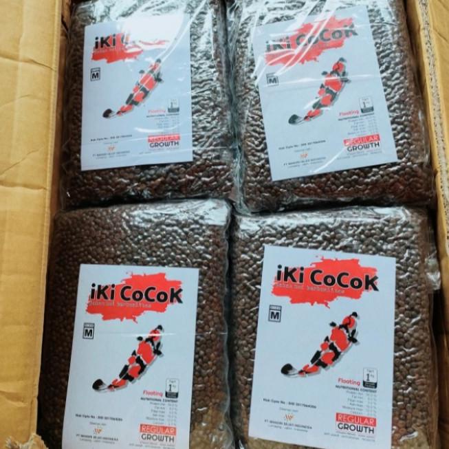 pakan ikan koi iki cocok high protein isi 1kg size m - M