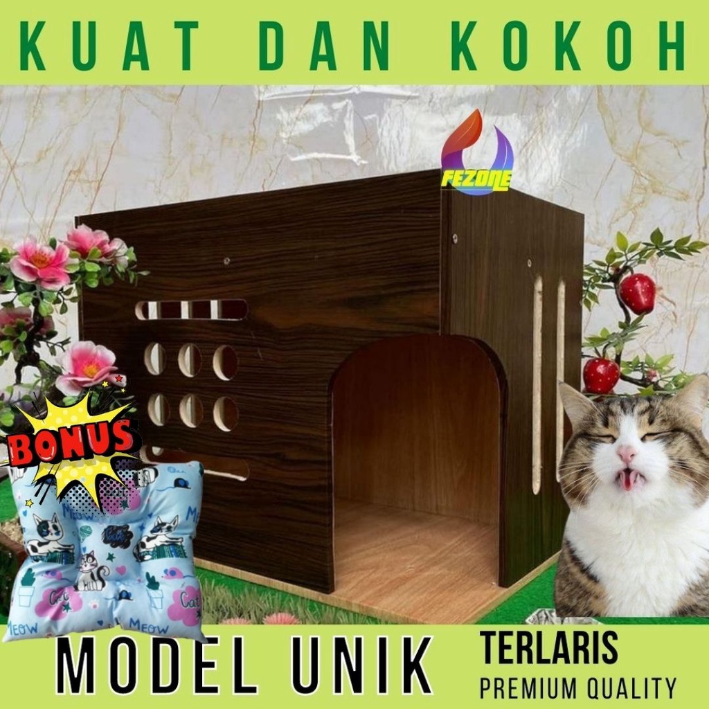 CAT BED KANDANG KUCING CAT BED RUMAH KANDANG KUCING BANDUNG DAN ANJING MINIMALIS FEZONE