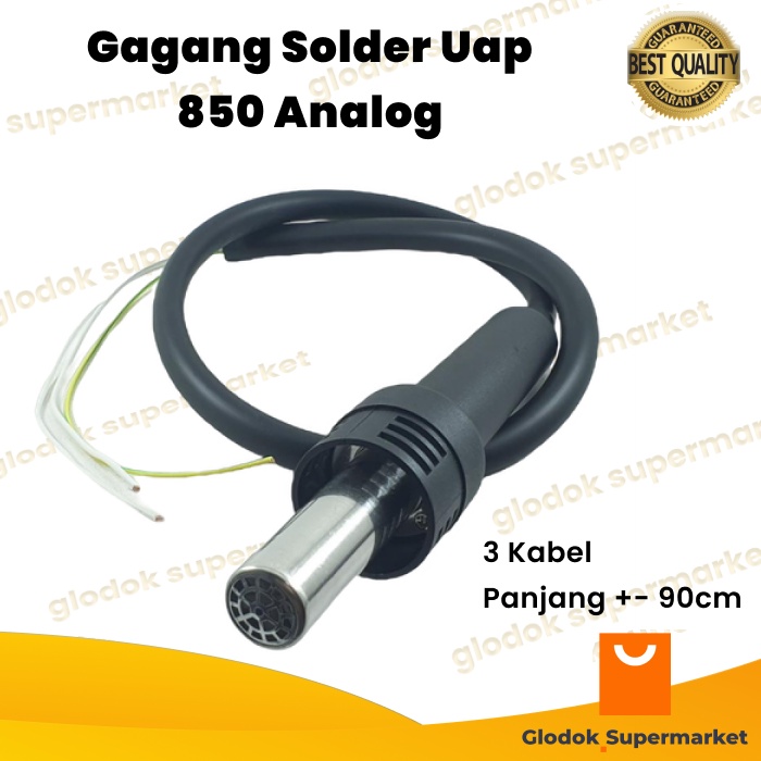 Handle Elemen Solder Uap 850 Analog 3 Kabel Gagang Element