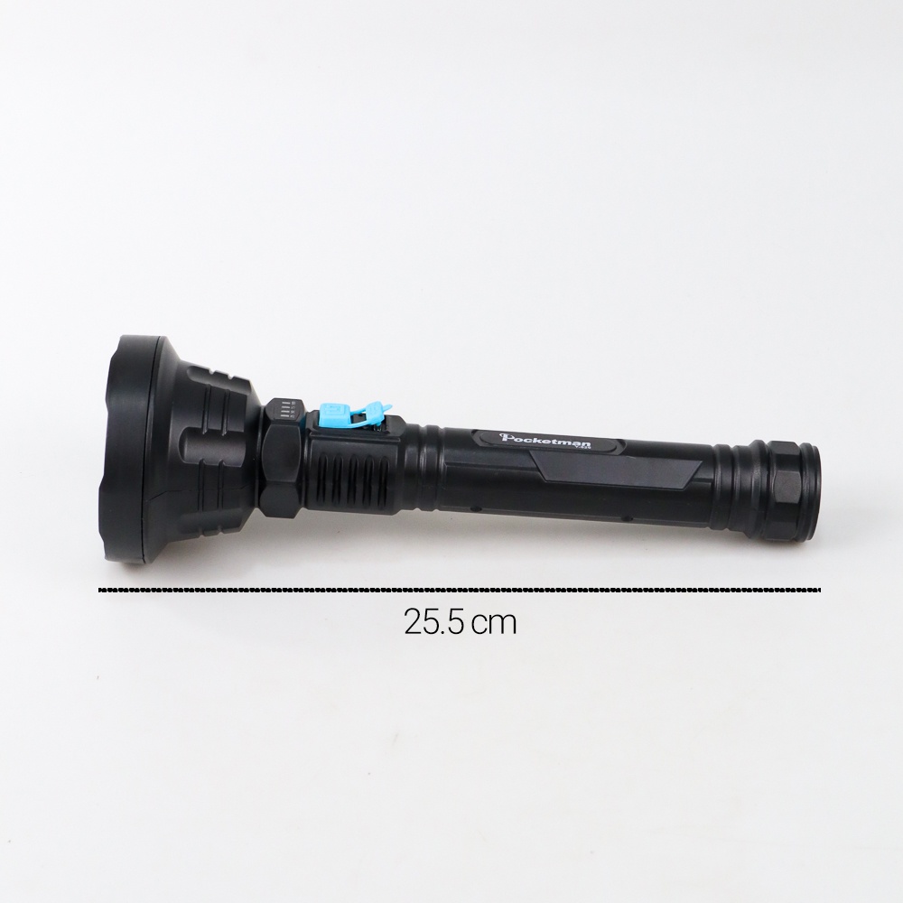 Pocketman Senter LED Flashlight Waterproof USB Rechargeable Cree XPE 500 Lumens - Y-826