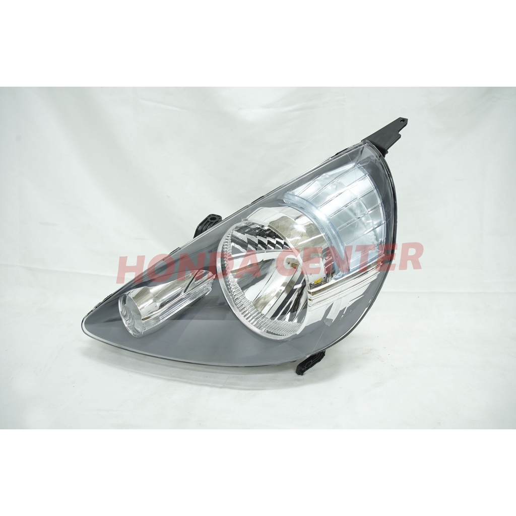 head lamp lampu depan honda jazz gd3 2004 2005 2006 2007 2008 black smoke