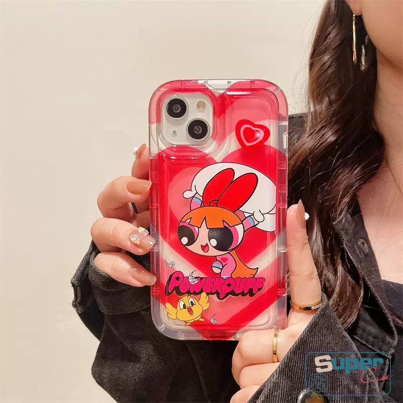 Soft Case TPU Motif Kartun The Girls Untuk iPhone 11 14 13 12 Pro MAX XR 7 8 6 6S Plus X XS MAX