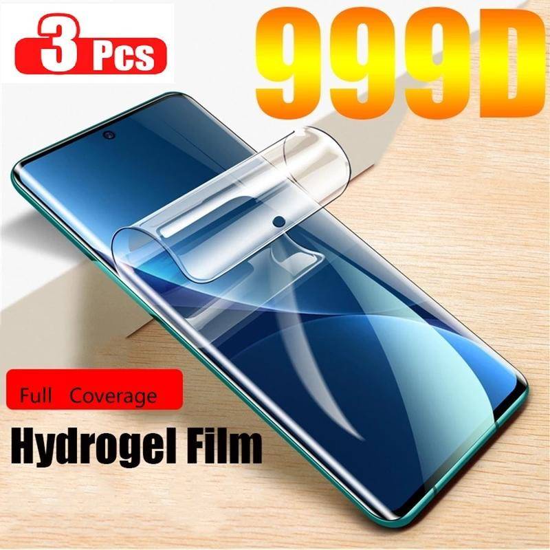 3pcs film Pelindung Layar Hydrogel Untuk Xiaomi Redmi Note 7 8 8A 9 9C 9i 12 8T 9s 10 10s 11 11s Pro Max 5G