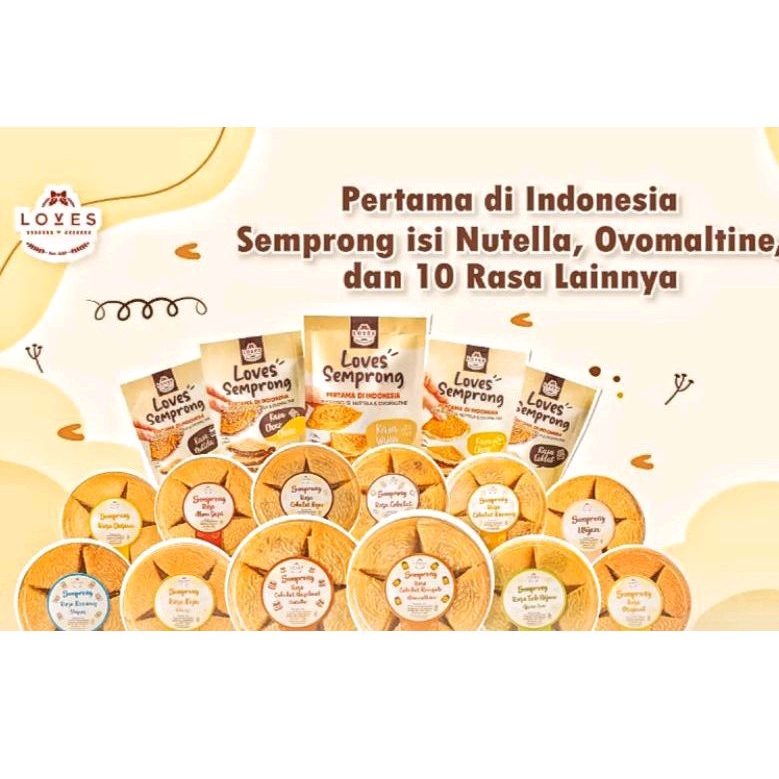 Loves Semprong - Kekinian - Semprong Isi - Cemilan Indonesia