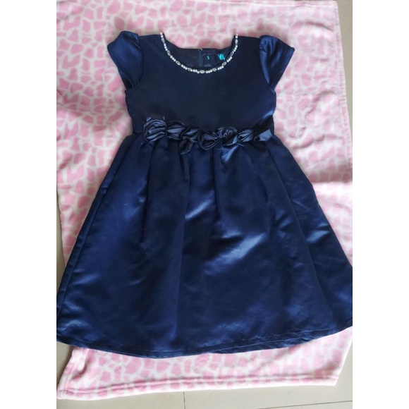 preloved dress satin anak perempuan