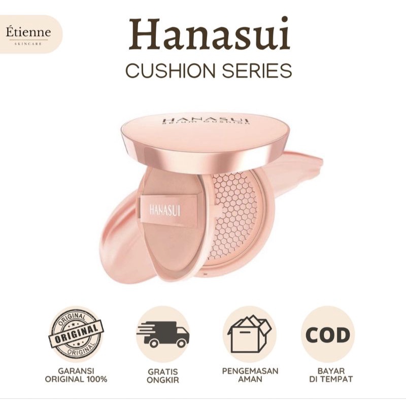 HANASUI Serum Cushion 15g | soulmatte Foundation | Flawless | Natural Dewy Finish | Perfect Coverage | BPOM