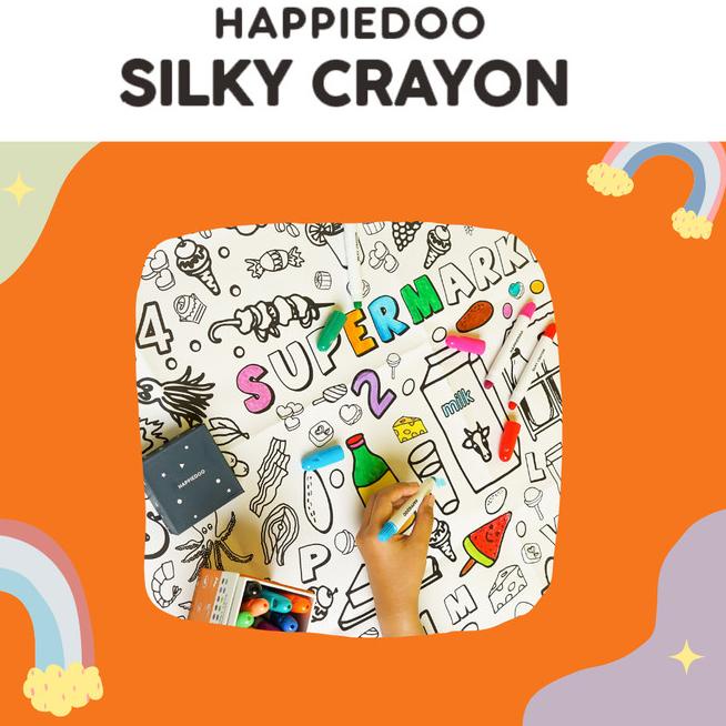 

Bundling Happiedoo Silky Crayons + Giant Coloring Sheets - 1Gambar+Crayons