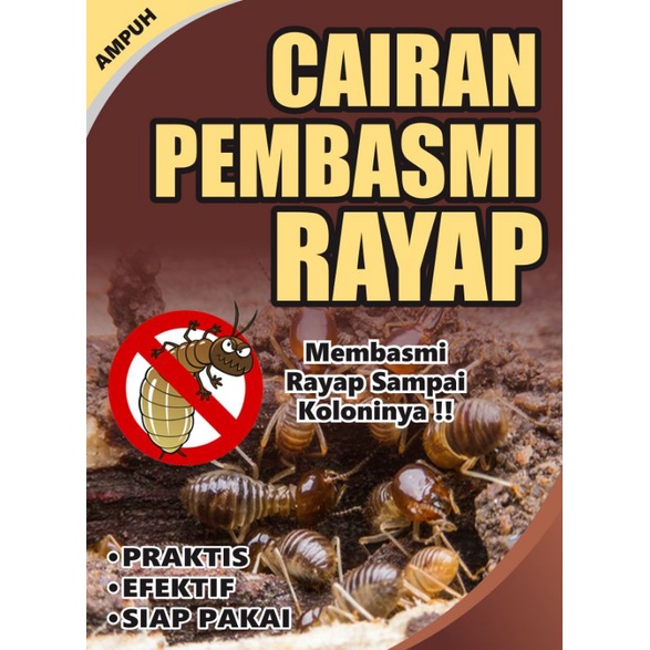 Cairan refill pembasmi rayap dan serangga kemasan botol 1 liter PET