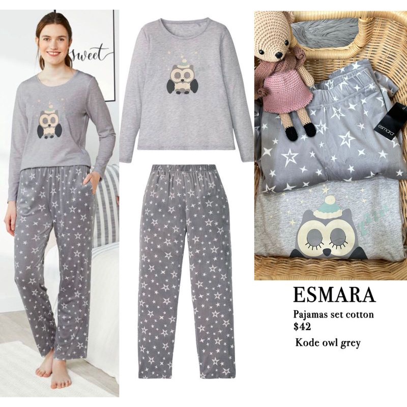 pajamas set cotton esm