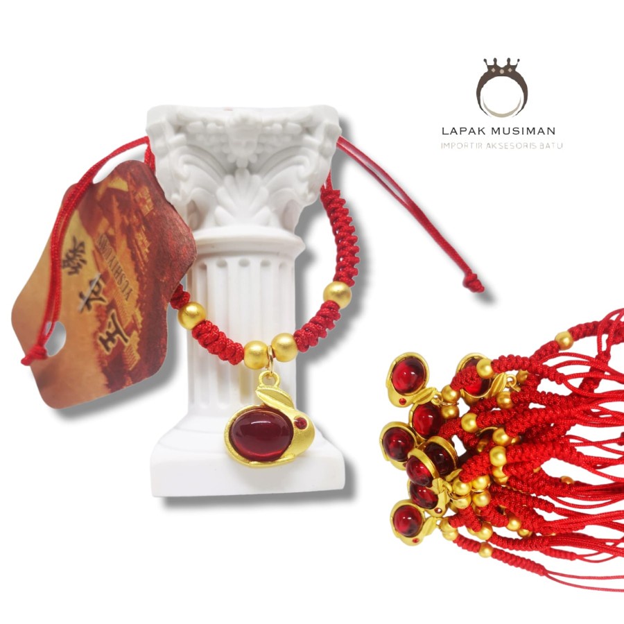 [Bayar Di Tempat] Gelang Serut Emas Wanita Fengshui Keberuntungan