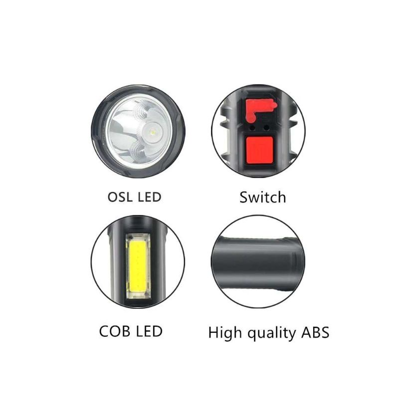 AEFJ Senter LED USB Rechargeable XPE + COB 800mAh - AE830 AEFJ Senter LED USB Rechargeable XPE + COB 800mAh - 830