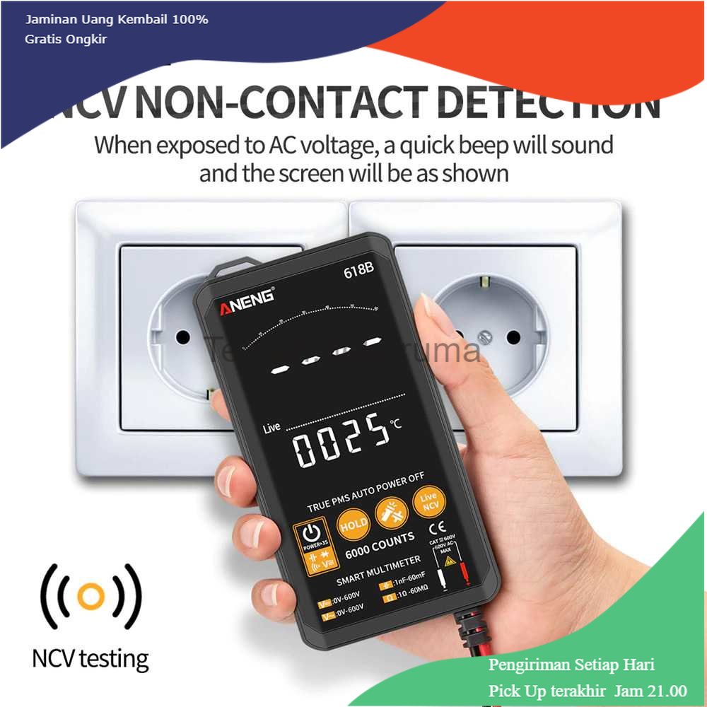 TD- PR2 ANENG Digital Multimeter Voltage Tester - 618B