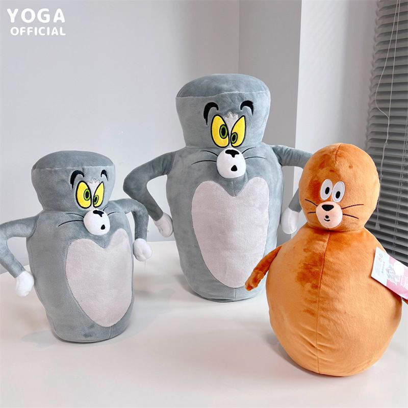 Boneka Mainan Mewah Imut Tom And Jerry Cacat Kartun Lucu Tom Cat Jerry Mouse Hadiah