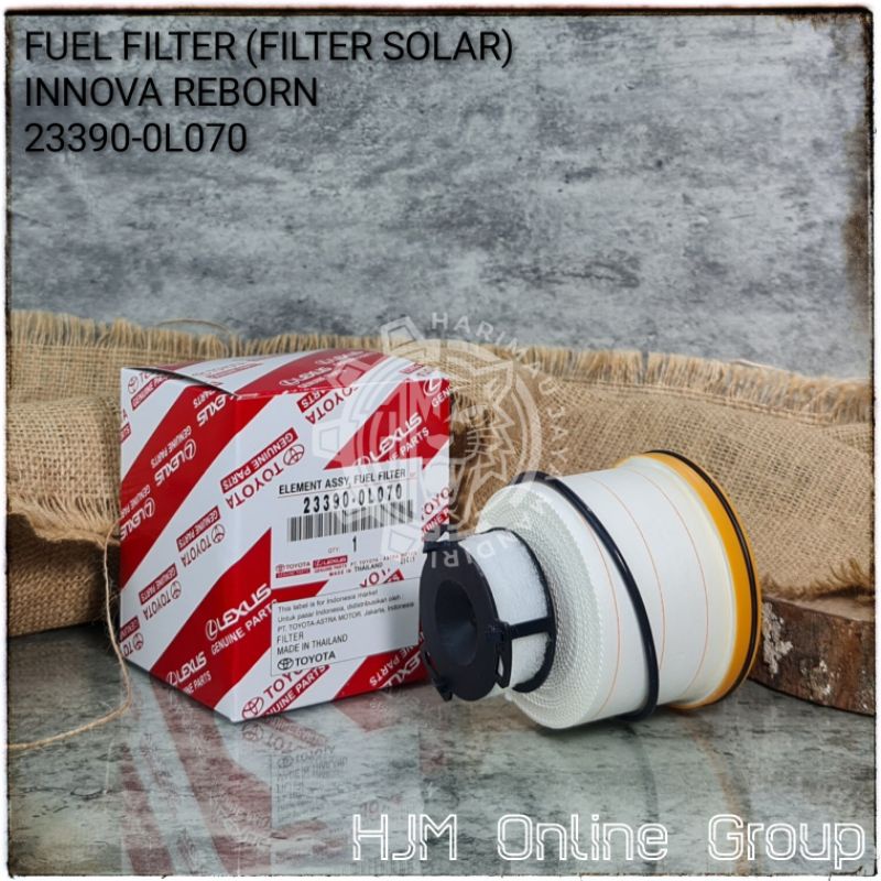 FUEL FILTER UPP - FILTER SOLAR ATAS INNOVA REBORN / VENTURER / FORTUNER VRZ / HILUX REVO