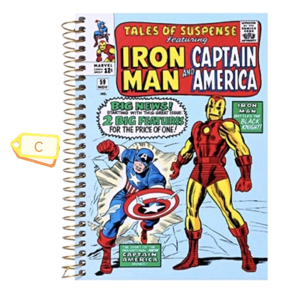 [SALE] Miniso Marvel Wirebound Book - Memo book