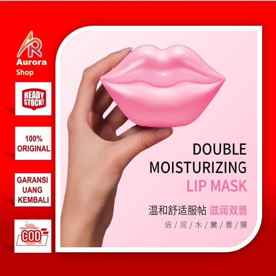 Veze Masker Gel Bibir Kolagen Pelembab Bibir Pengelupasan Antiretak Memudarkan Kerutan Bibir