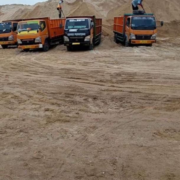 ongkir material pasir,sirtu,batu,dlll