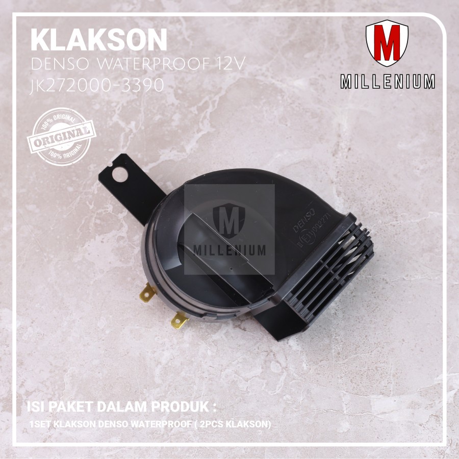 KLAKSON DENSO MODEL KEONG WATERPROOF TANPA KABEL KLAKSON HIGH QUALITY