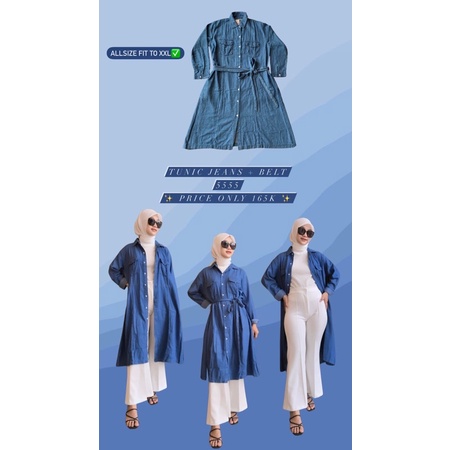 Tunik Jeans Belt