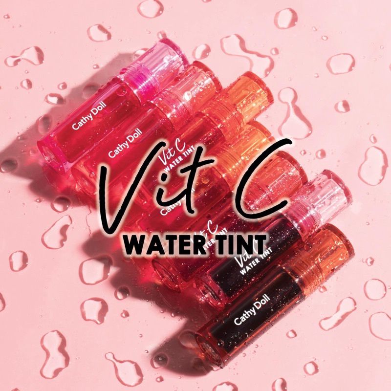 Cathy Doll Glow Gel Tint Liptint X Brightwin win metawin | Cathy Doll Vit C Water tint