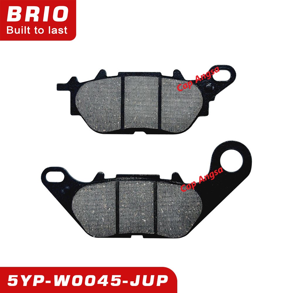 BRIO FRONT BRAKE PAD KAMPAS REM DEPAN DISC DISPED REM YAMAHA RX KING NUOVO JUPITER MX 135 VEGA R SCORPIO 20pcs