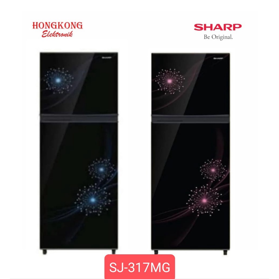 KULKAS SHARP SJ 317 MG LEMARI ES 2 PINTU SJ317MG SJ 317MG