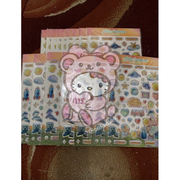 Epoxy Stiker Hello Future Jeno Jaemin