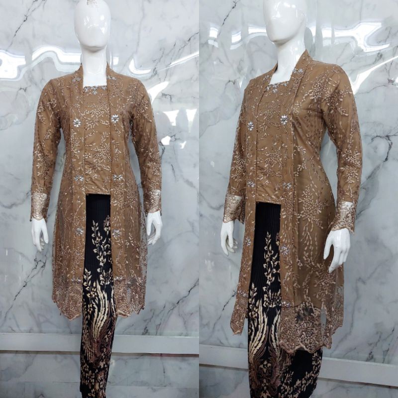 kebaya Kutu Baru Payet/ Tunik Tulle/ Kebaya Modern / Kebaya Favorite / Batik Couple