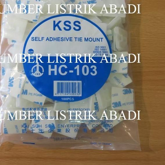 

KSS Self Adhesive Tie Mount HC-103 (PEREKAT 3M)