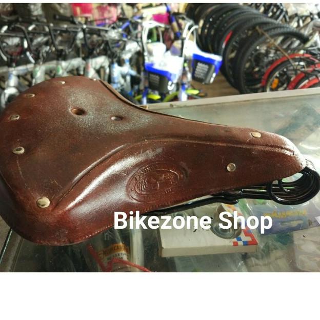 sadel jok sepeda onthel kulit per