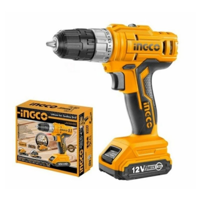 Ingco Mesin Bor Cordless 12V CDLI1221