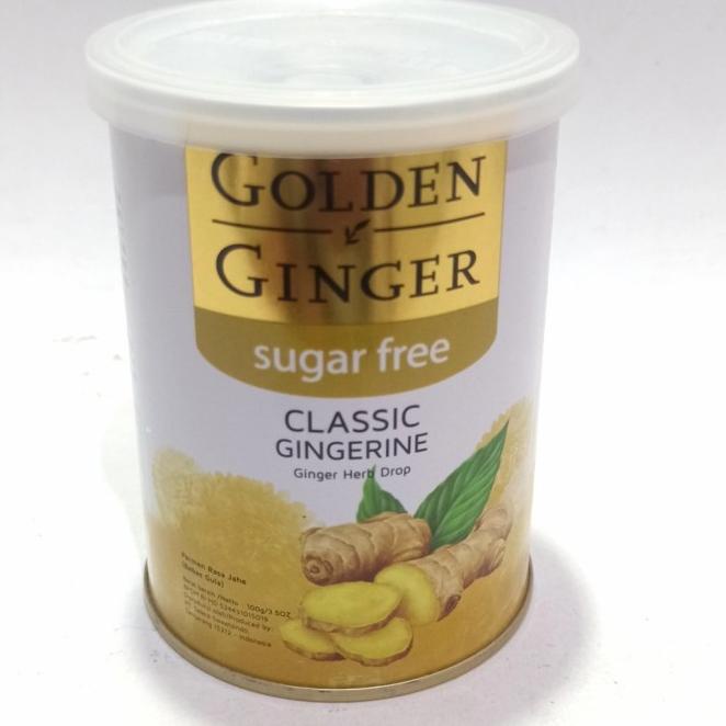 

TERLARIS Golden Ginger Classic Sugar Free Permen Jahe Kaleng 100g /PERMEN LUNAK/PERMEN VIRAL/PERMEN MILO/PERMEN YUPI/PERMEN JADUL/PERMEN KARET