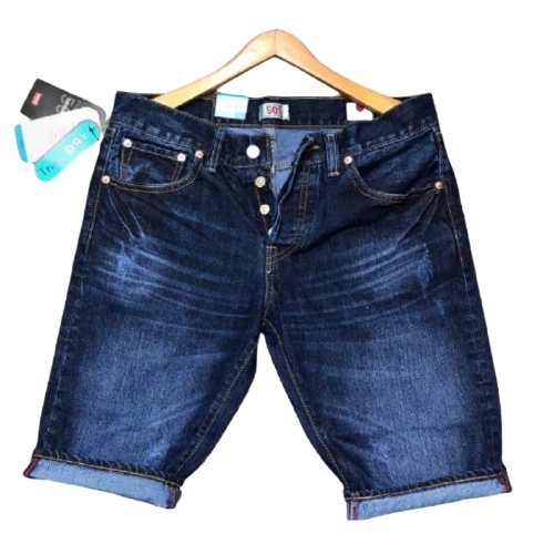 celana pendek jeans pria 501 terbaru // jeans pendek pria distro // celana pendek pria 501 terlaris