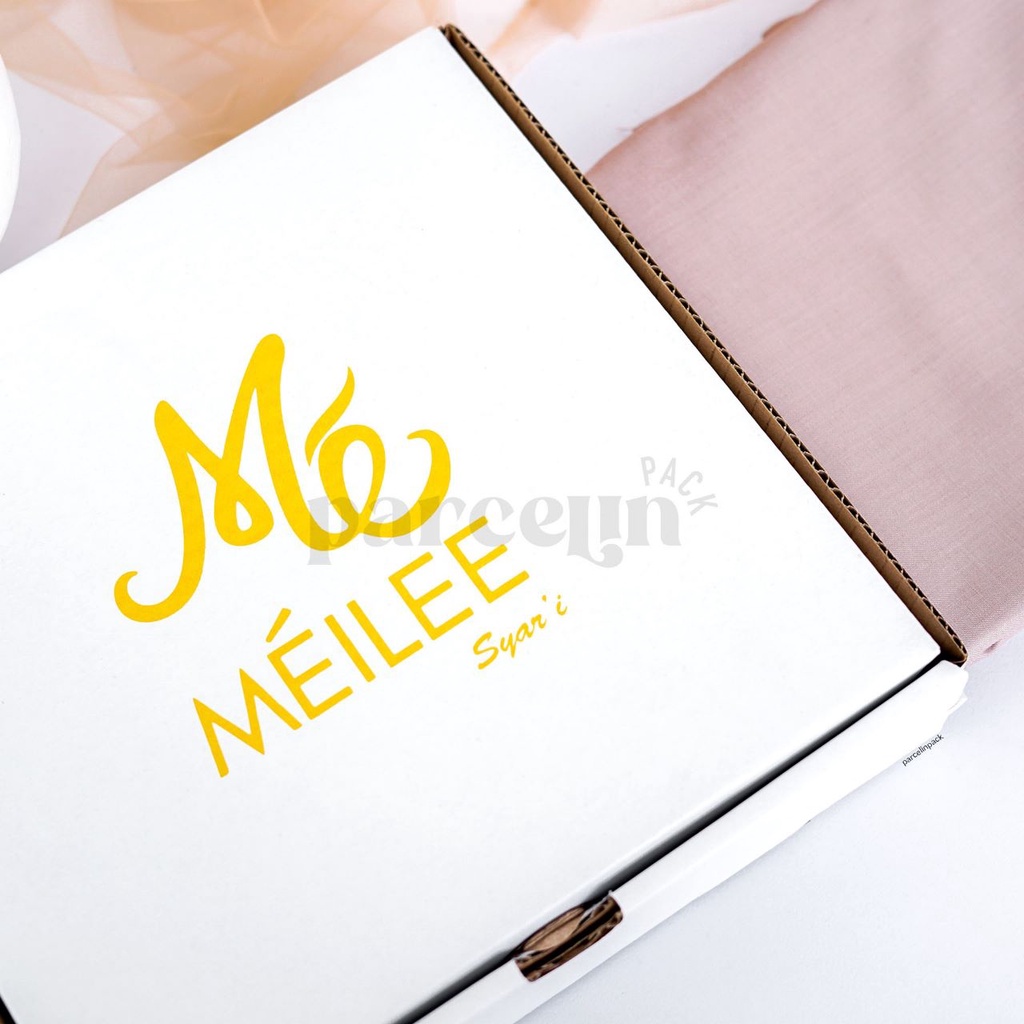 

[POLOS PUTIH 25x25x5cm] KARDUS BOX PACKING ONLINE SHOP / MAILER BOX MB-F