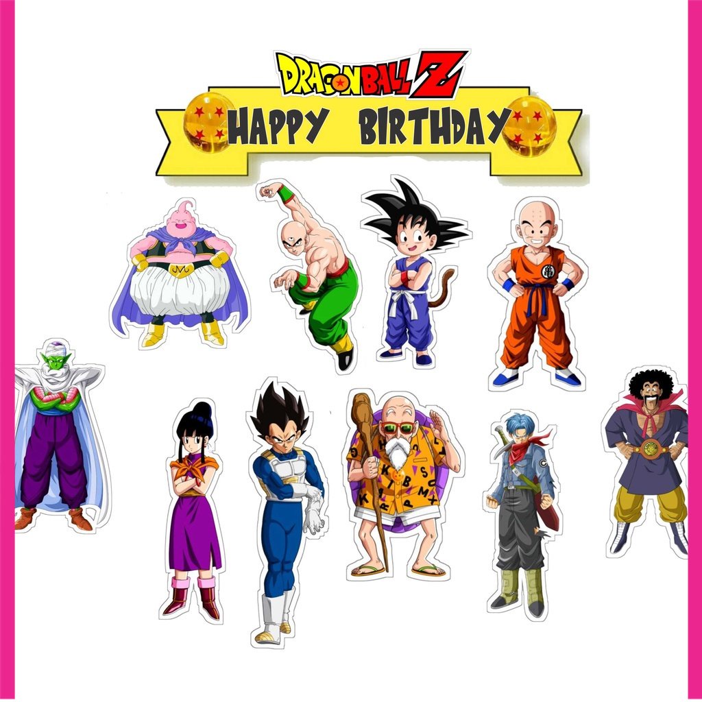 

BIGBAG TOPPER CAKE ULANG TAHUN / HIASAN KUE DRAGON BALL