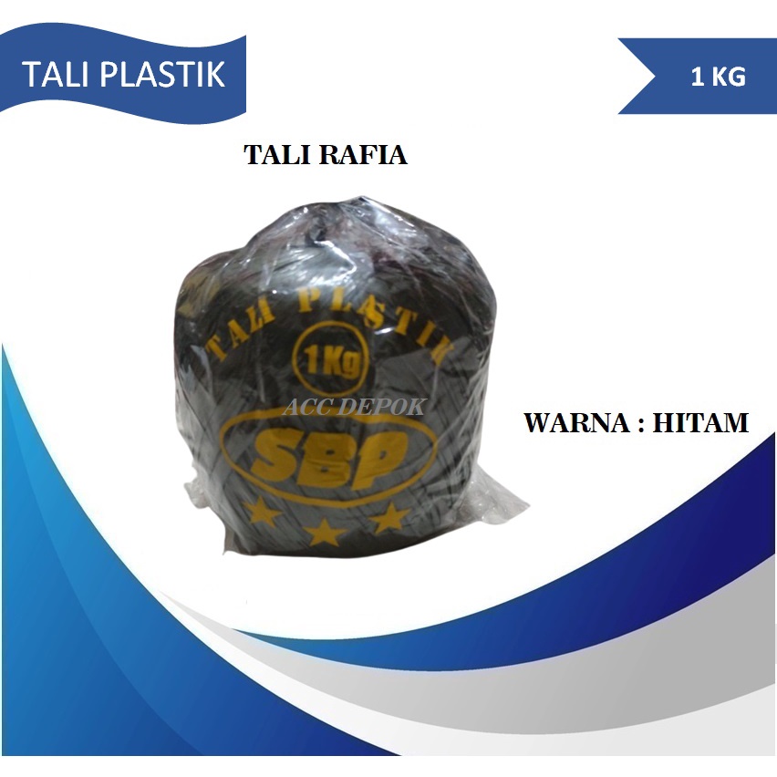 

TALI RAFIA HITAM 1 KG