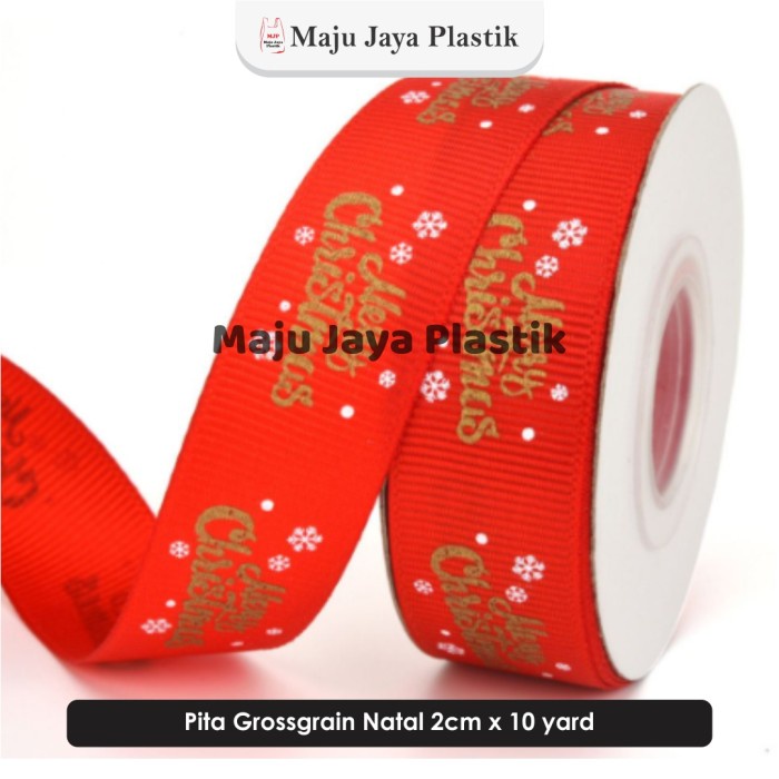 

>>>>>] Pita Natal 10yard Grossgrain Merry Christmas Ribbon