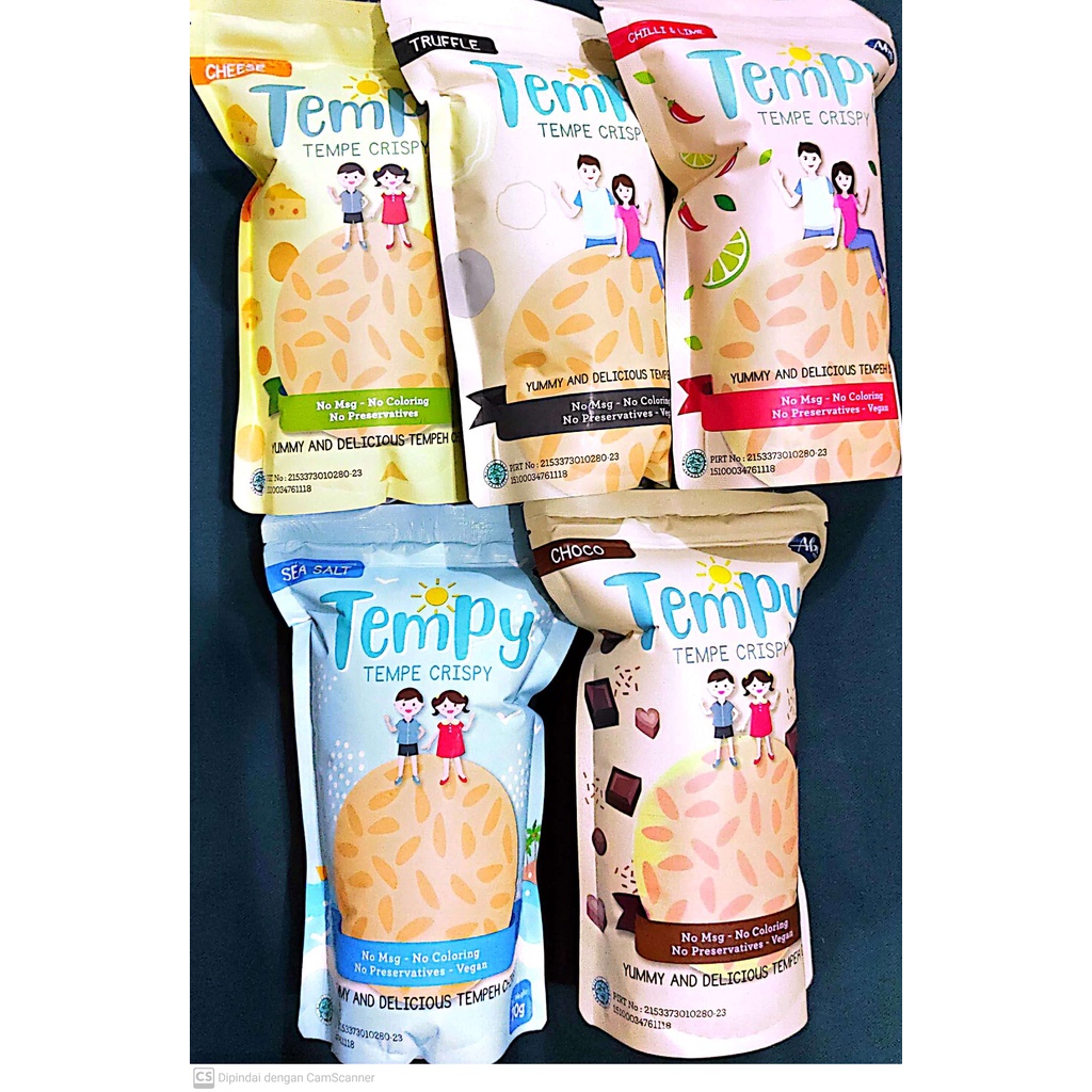 Tempy (Tempe Crispy) NO MSG / snack anak sehat / keripik tempe