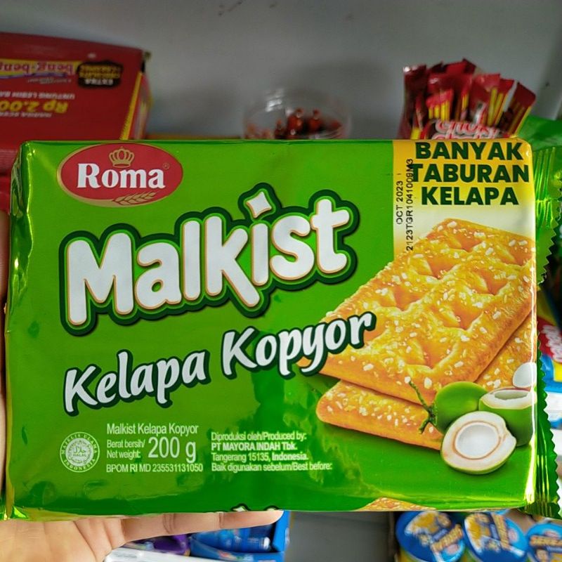 

Roma malkist kelapa kopyor ecer(46170=6pc)