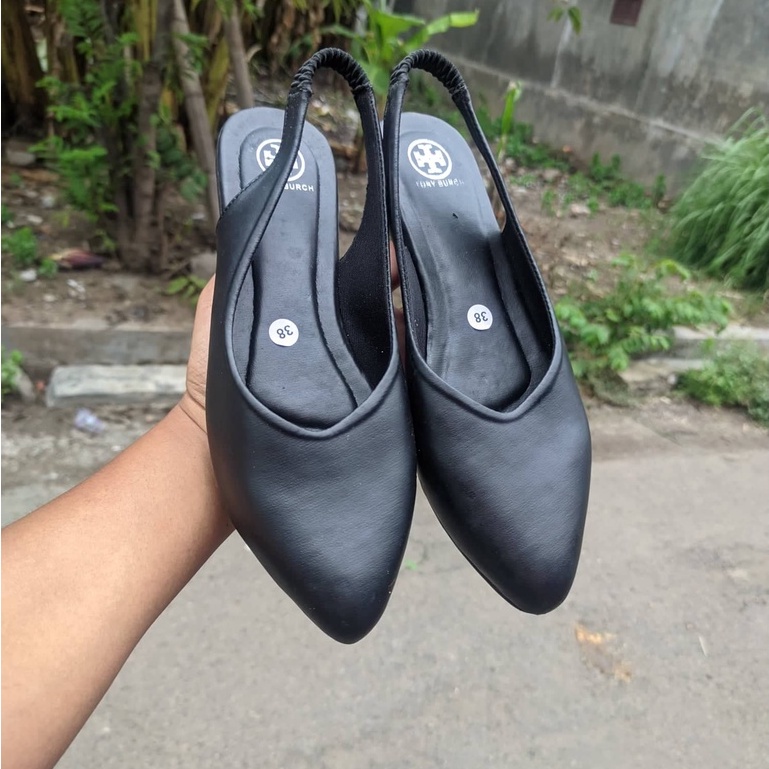 Mules Stiletto - Sepatu Wanita Terbaru Flat Tali Sepatu Cewek Kekinian Sepatu Kerja Sepatu Pesta Murah Best Seller