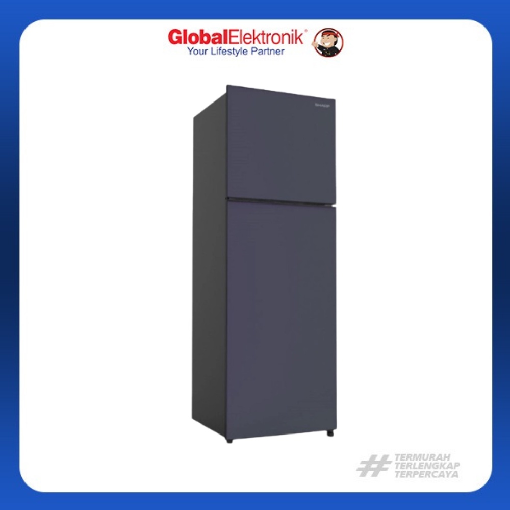 SHARP KULKAS 2 PINTU 256 LITER SJ-326XG-CP