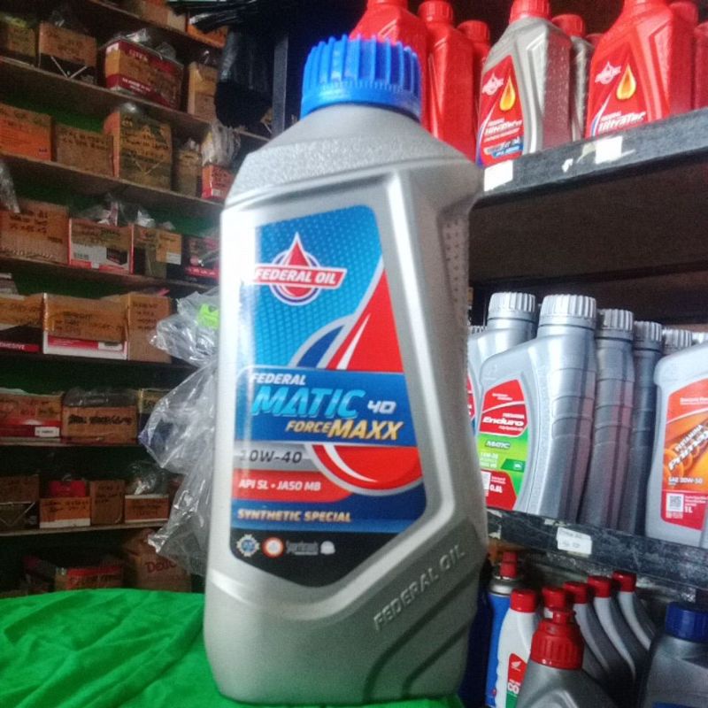 Oli Mesin Federal Matic FORCE MAXX 1L Full Synthetic Oil SAE 20W 40