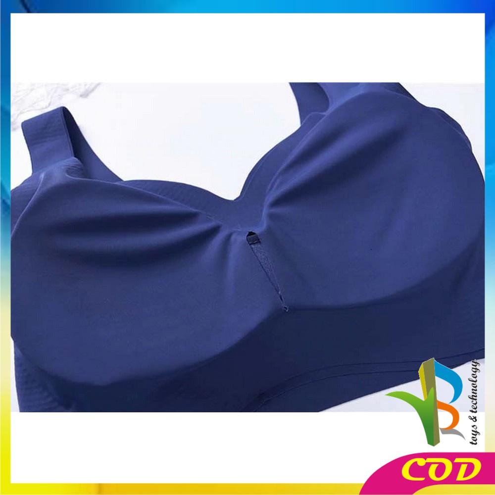 RB-P44 Bra Busa Tanpa Kawat Bahan Halus Pakaian Dalam Wanita Elastis Push Up Sport Bra BH Yoga Murah