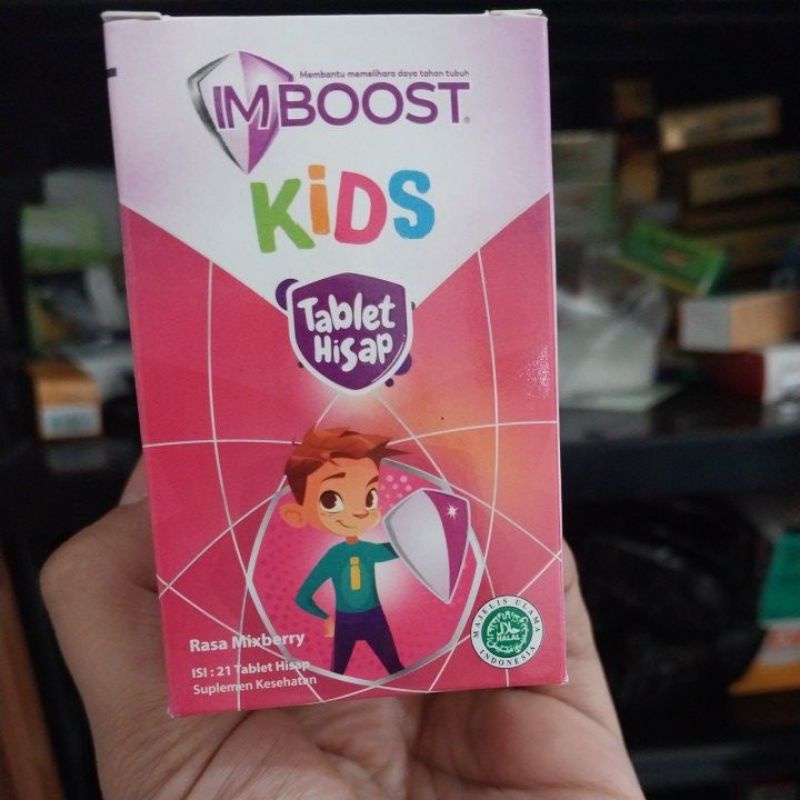 Imboost tablet hisap anak 21 kapsul/vitamin meningkatkan imun anak