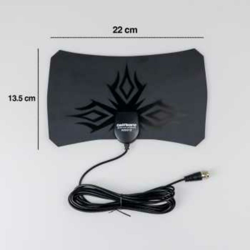 ORIGINAL Antena TV Indoor Jernih Digital HD DVB-T2 4K High Gain 25dB