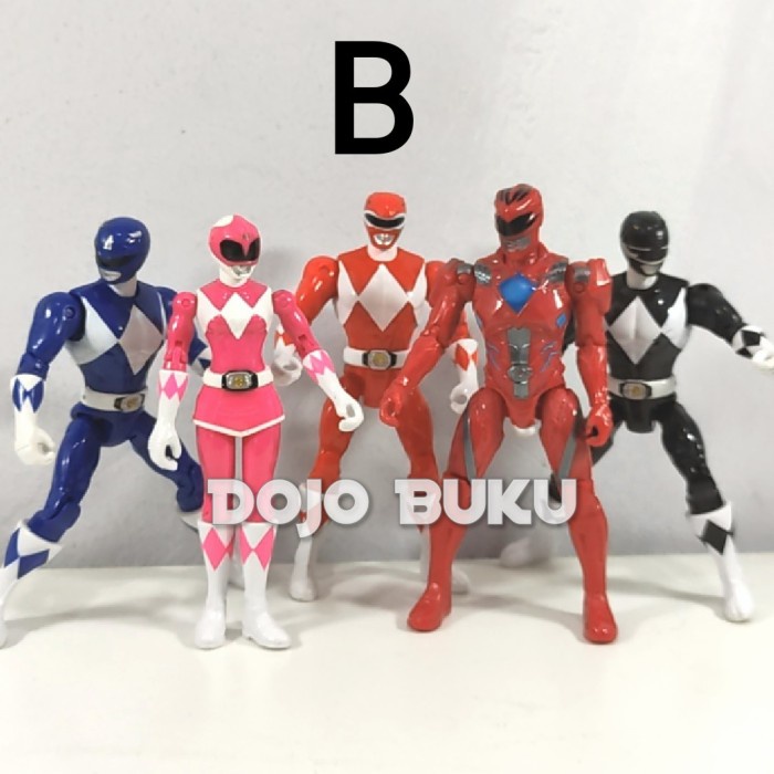 Set Figure Power Rangers ( 5 Karakter )